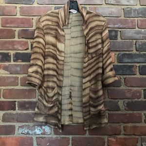 Margon Italy Jacket Animal Print Middle Vent Pockets Size 38 -32 Chest